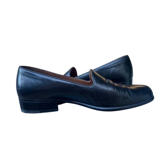 COACH WOMEN’S BLACK LEATHER LOAFERS WOMENS SIZE 6W - Picture 3 of 10